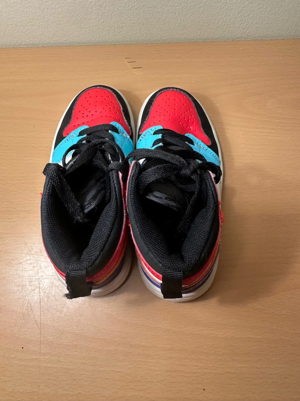 Jordan 1 Mid Bred Multi-Color Little Kids Shoes Size 11C